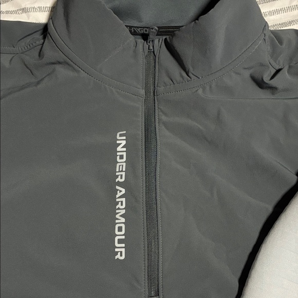 Under Armour Gray Quarter-Zip Top - Picture 2 of 3